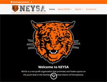 Tablet Screenshot of neysa-sports.org